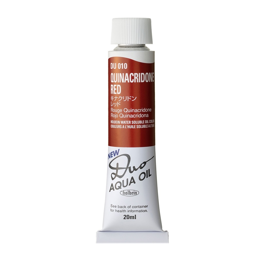 樂天商城 - [3本セット] ホルベイン DUO 6号 20ml DU010 キナクリドン レッド (023010) 水可溶性油絵具