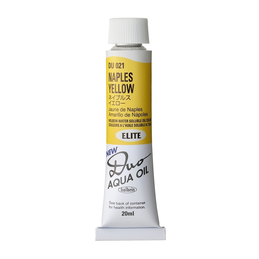 Rakuten - [3本セット] ホルベイン DUO 6号 20ml DU021 ネイプルスイエロー (023021) 水可溶性油絵具