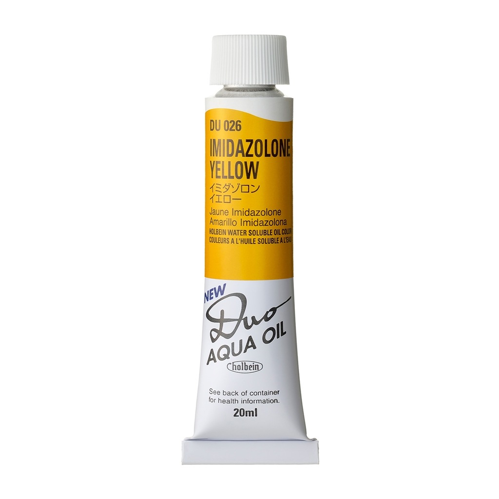 [3本セット] ホルベイン DUO 6号 20ml DU026 イミダゾロン イエロー (023026) 水可溶性油絵具
