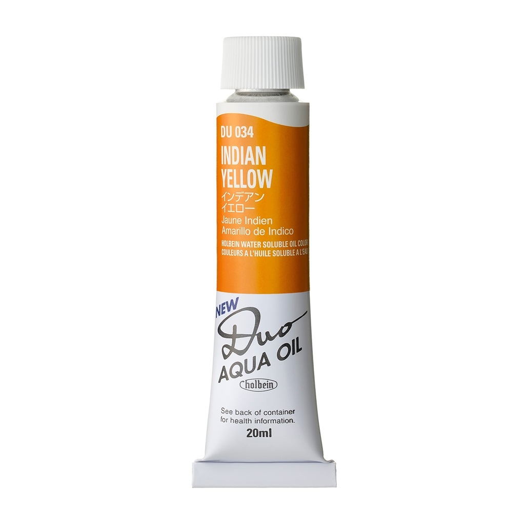 樂天商城 - [3本セット] ホルベイン DUO 6号 20ml DU034 インデアン イエロー (023034) 水可溶性油絵具