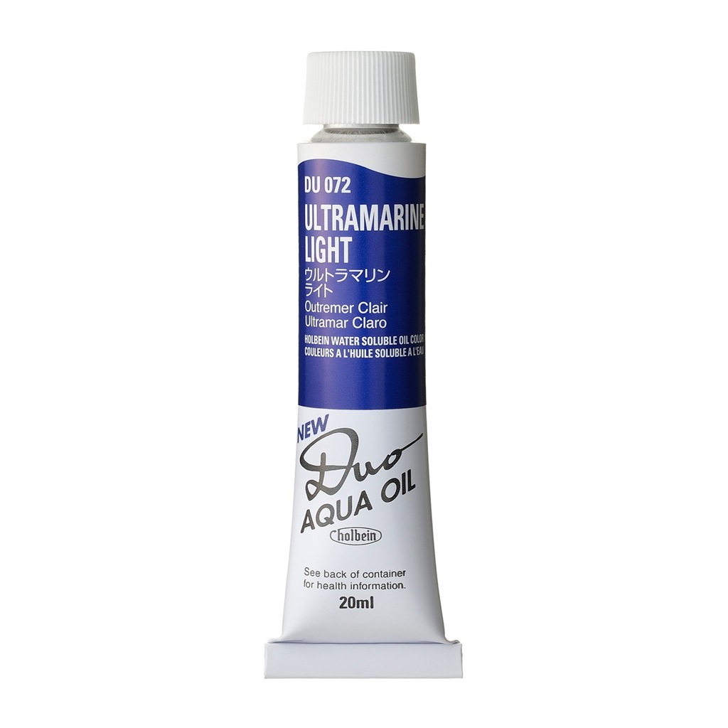 樂天商城 - [3本セット] ホルベイン DUO 6号 20ml DU072 ウルトラマリン ライト (023072) 水可溶性油絵具