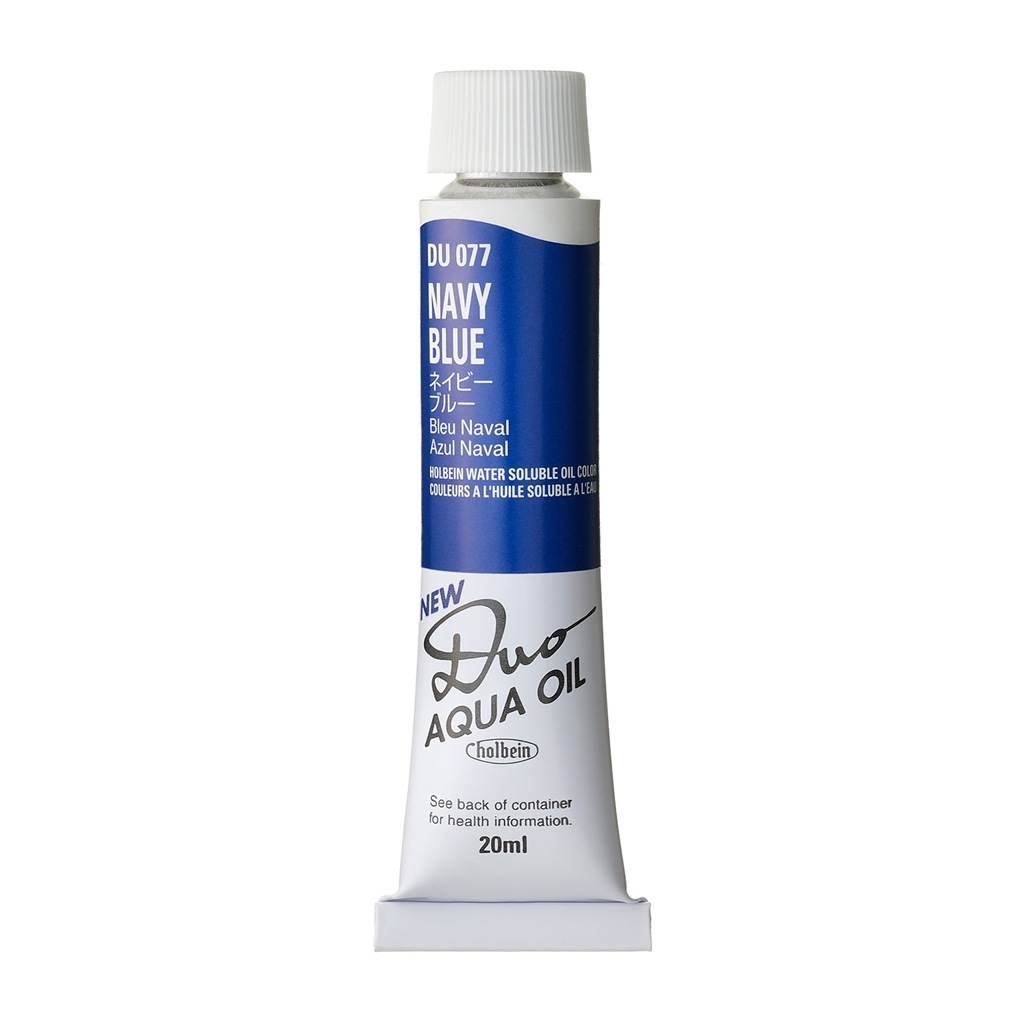 Rakuten - [3本セット] ホルベイン DUO 6号 20ml DU077 ネイビーブルー (023077) 水可溶性油絵具