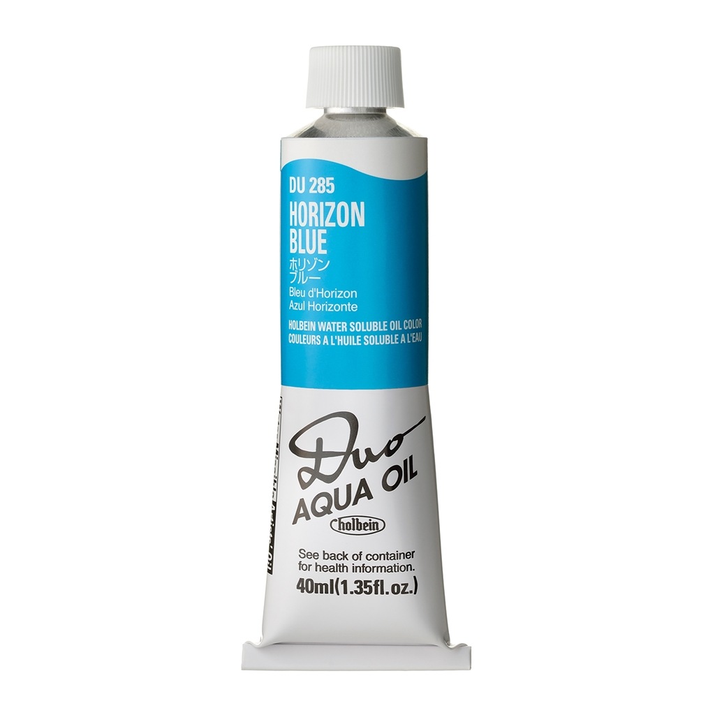 Rakuten - [3本セット] ホルベイン DUO 9号 40ml DU285 ホリゾン ブルー (023285) 水可溶性油絵具