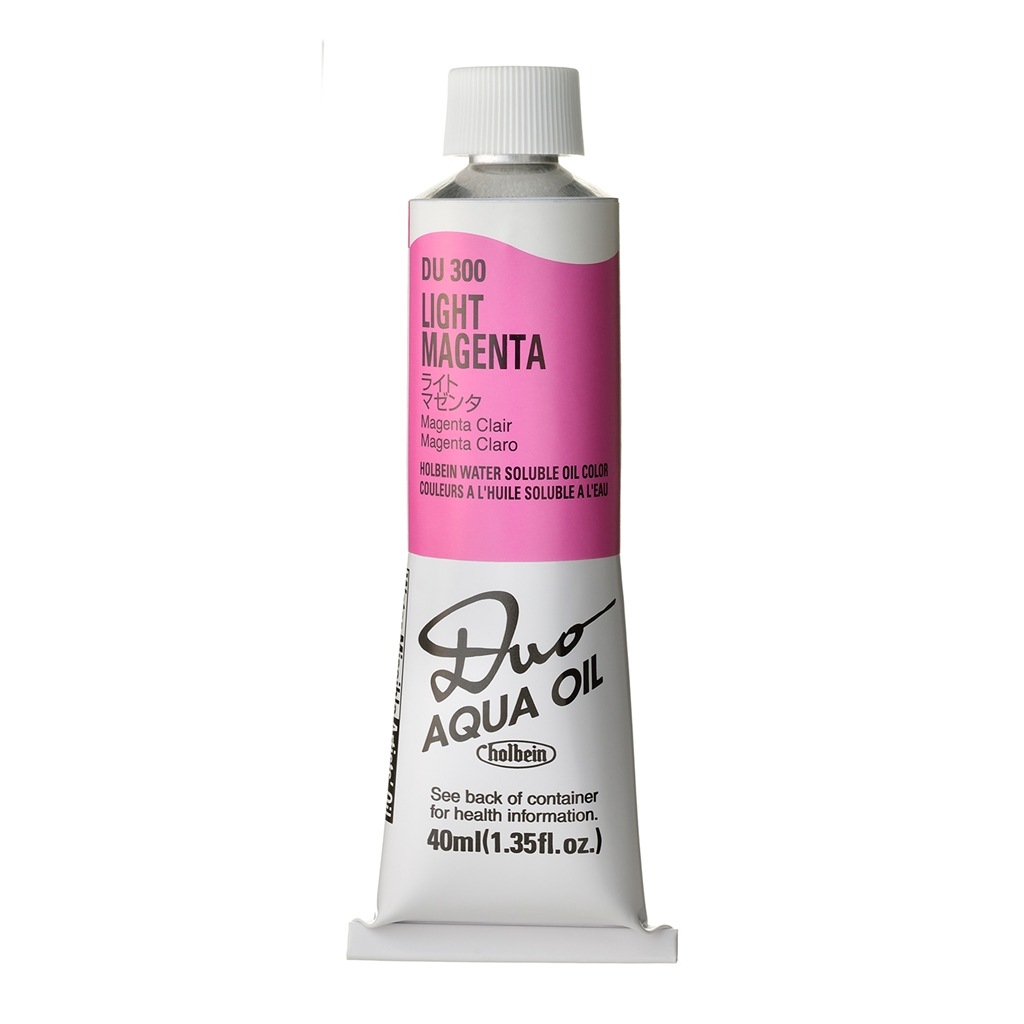 [3本セット] ホルベイン DUO 9号 40ml DU300 ライトマゼンタ (023300) 水可溶性油絵具