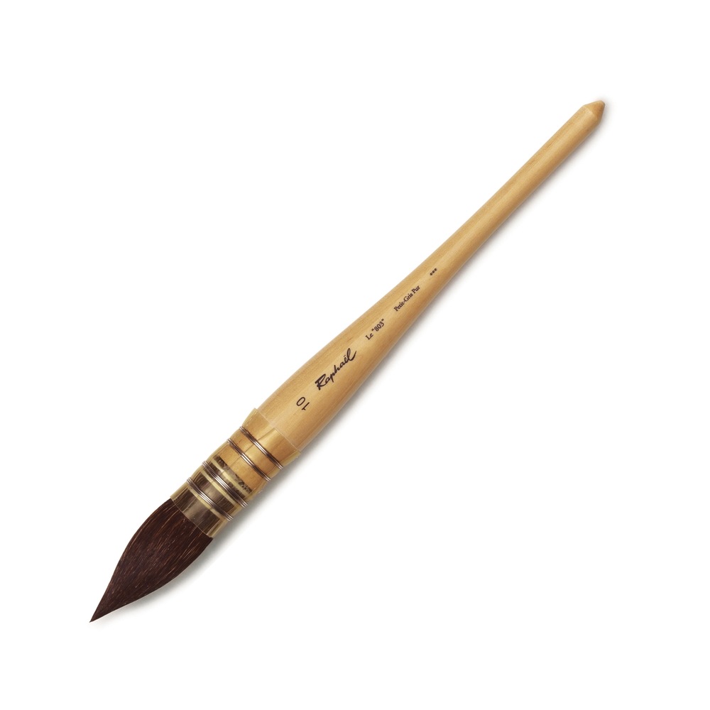 樂天商城 - ラファエル水彩筆 803 10号 ブルーリス 丸（羽管）