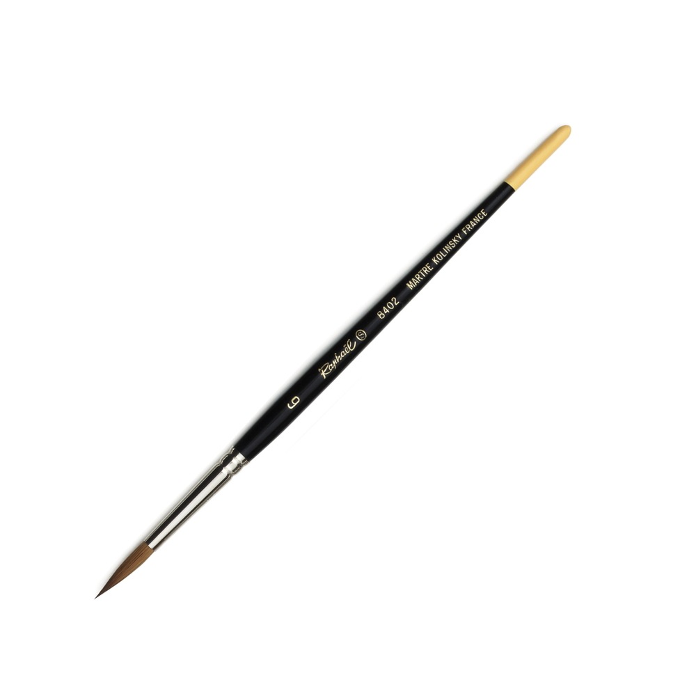 ラファエル水彩筆 8402 6号 コリンスキー 丸（細描）
