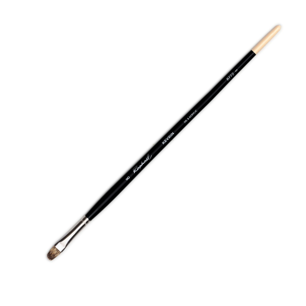 ラファエル 油彩筆 8772- 8号 ケブリン＋ ( 天然毛と人工毛の混毛 ) フィルバート