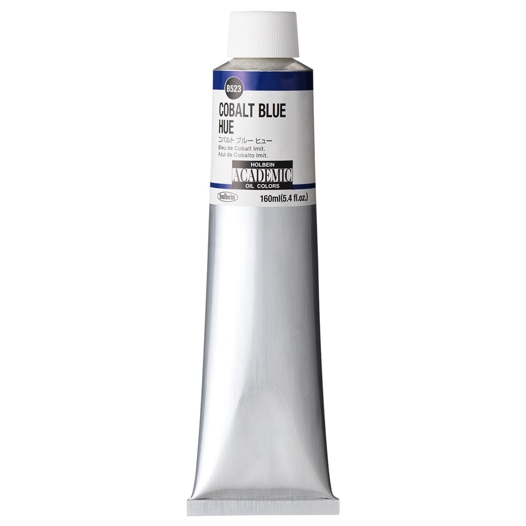 樂天商城 - ホルベイン アカデミック 160ml B523 コバルト ブルー ヒュー (001523) 習作用油絵具 ACADEMIC