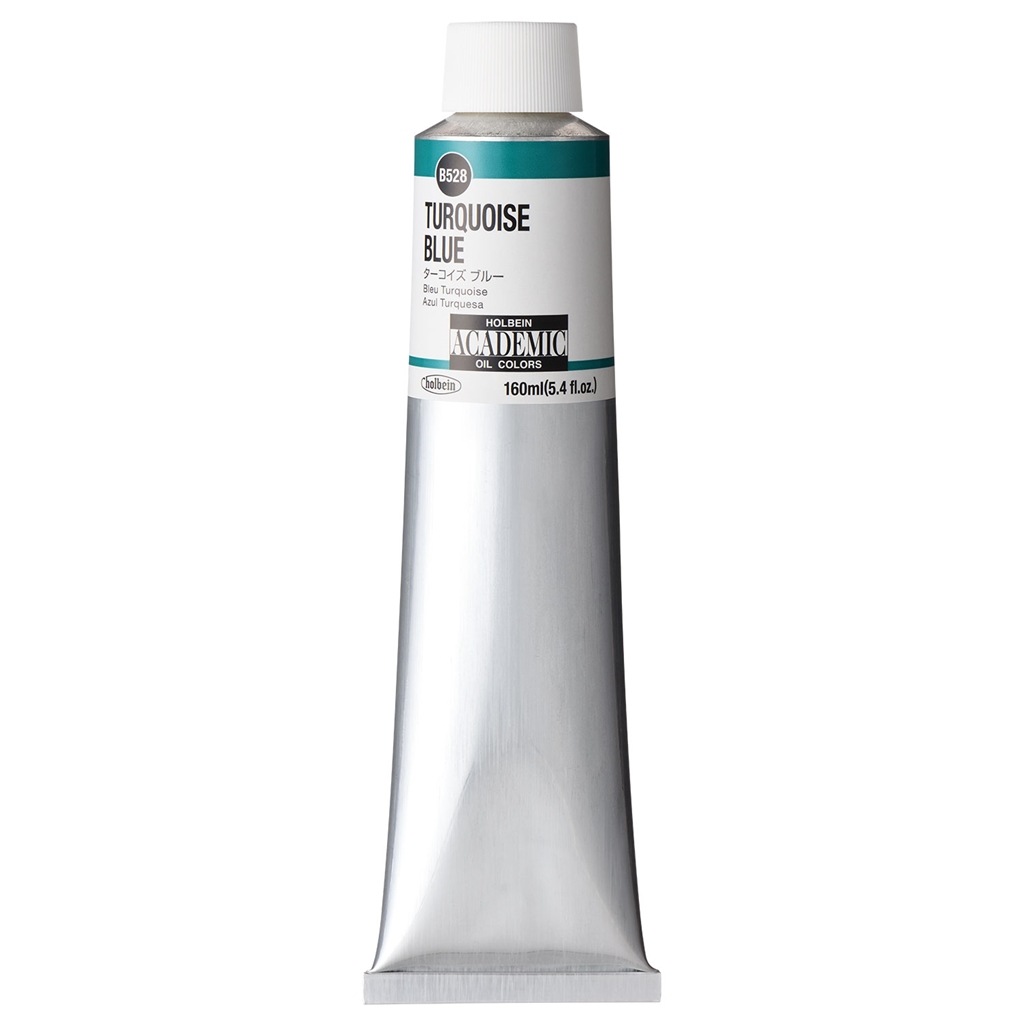 Rakuten - ホルベイン アカデミック 160ml B528 ターコイズ ブルー (001528) 習作用油絵具 ACADEMIC