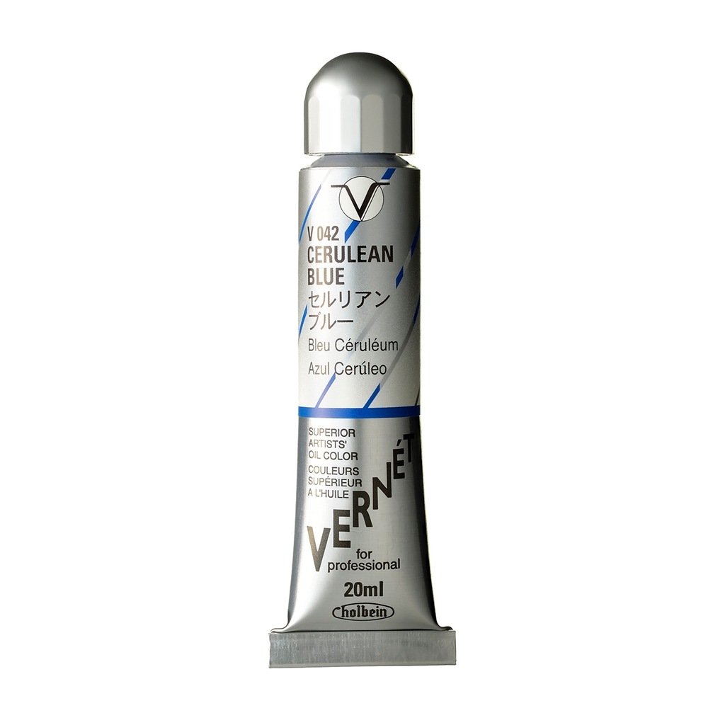 樂天商城 - ホルベイン ヴェルネ 20ml V042 セルリアン ブルー (011042) 高品位油絵具