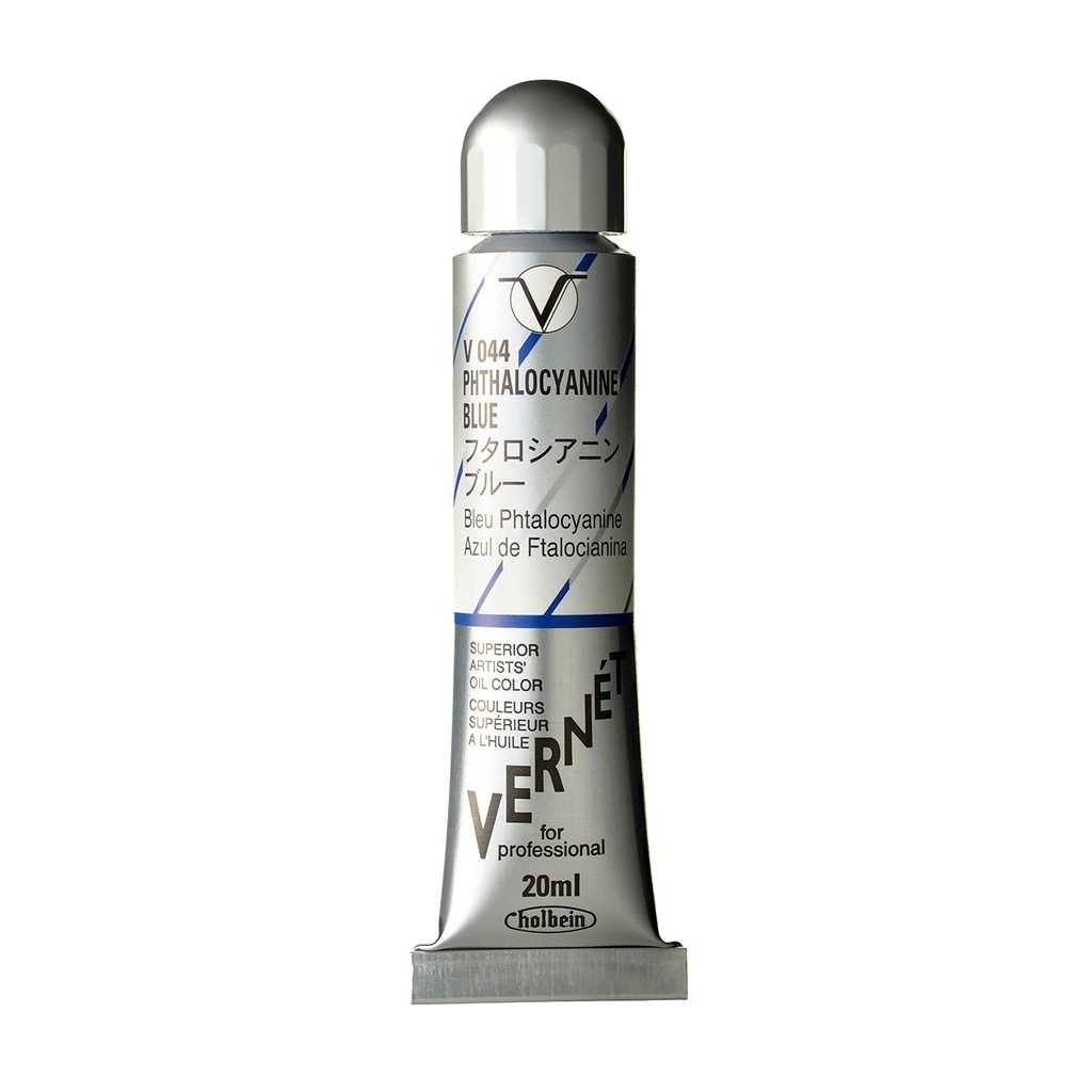樂天商城 - ホルベイン ヴェルネ 20ml V044 フタロシアニン ブルー (011044) 高品位油絵具