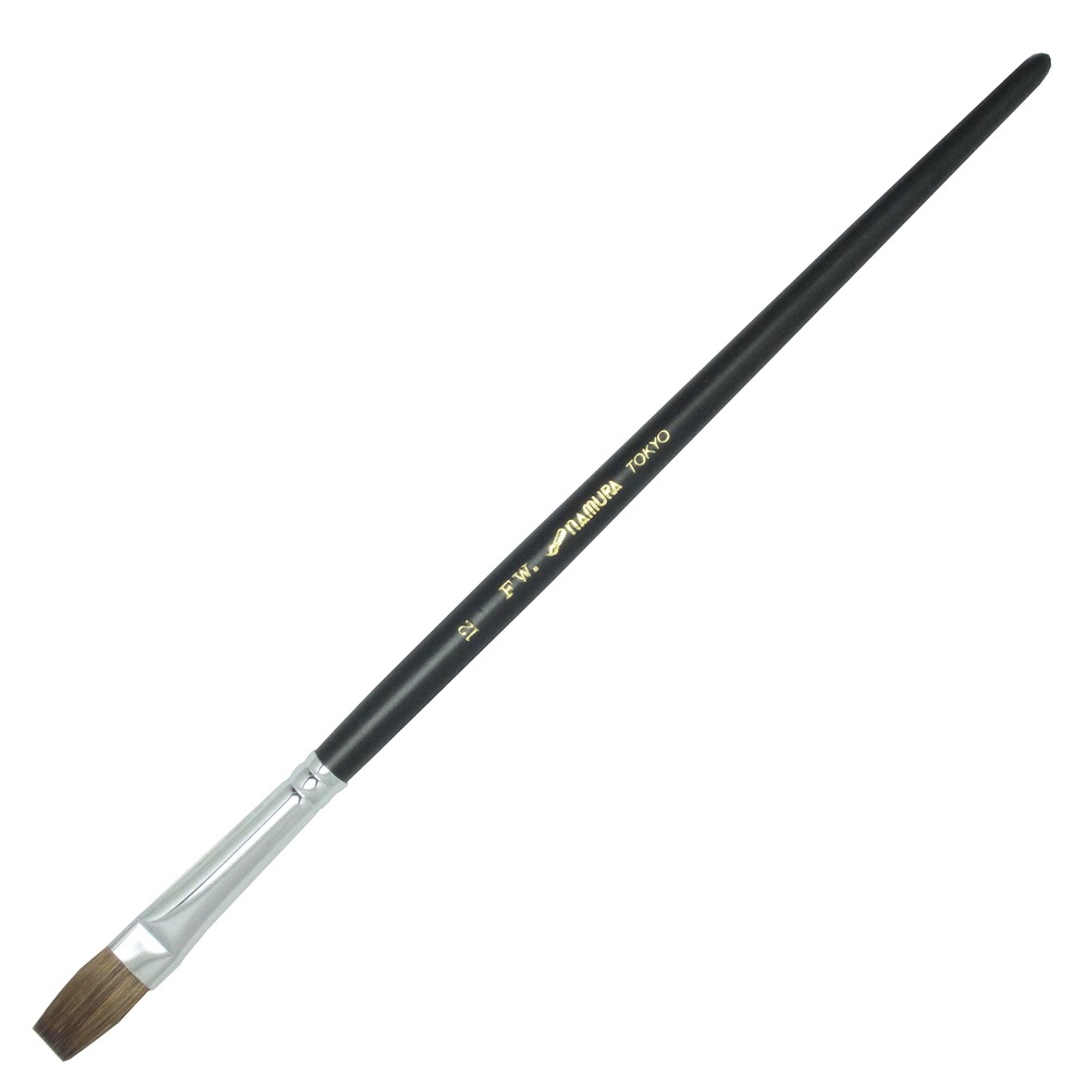 名村大成堂 FW(黒軸)12平 (81110122) 水彩画筆