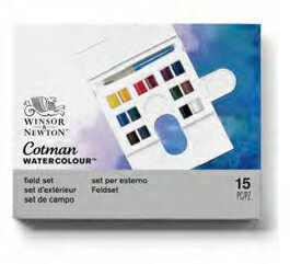樂天商城 - CWC ハーフパン14色フィールドセット　コットマン・ウォーターカラー Winsor&Newton