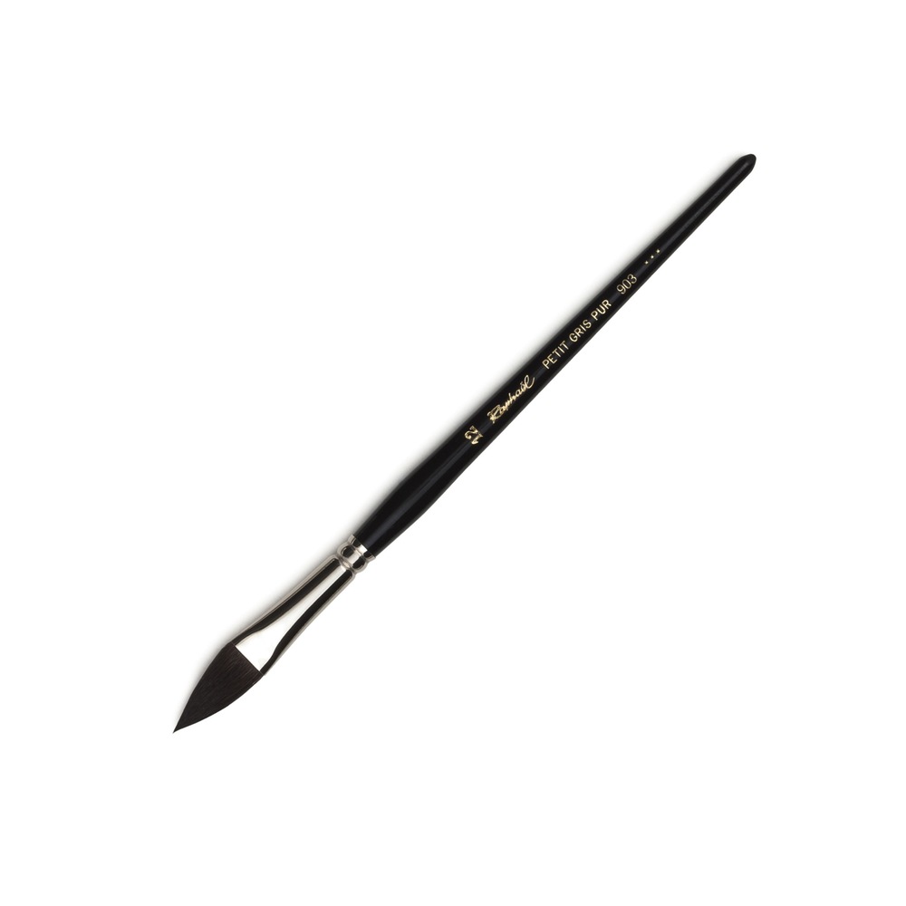 ラファエル水彩筆 903 12号 ブルーリス キャッツタン（猫の舌型）