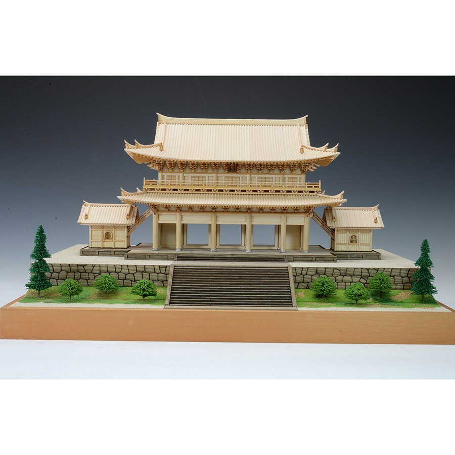 アークオアシス 楽天市場店のウッディジョー 建築 1/150 知恩院 三門｜アングル2