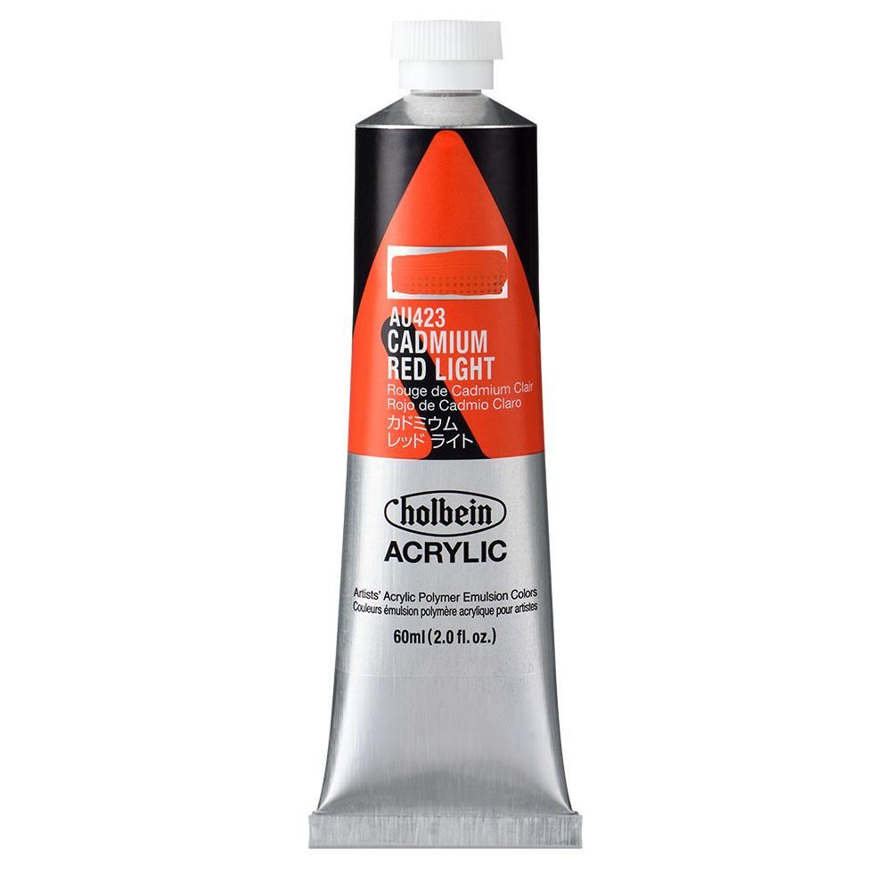 (3本セット) ホルベイン アクリリックカラー [ヘビーボディ] 60ml AU423 カドミウム レッド ライト