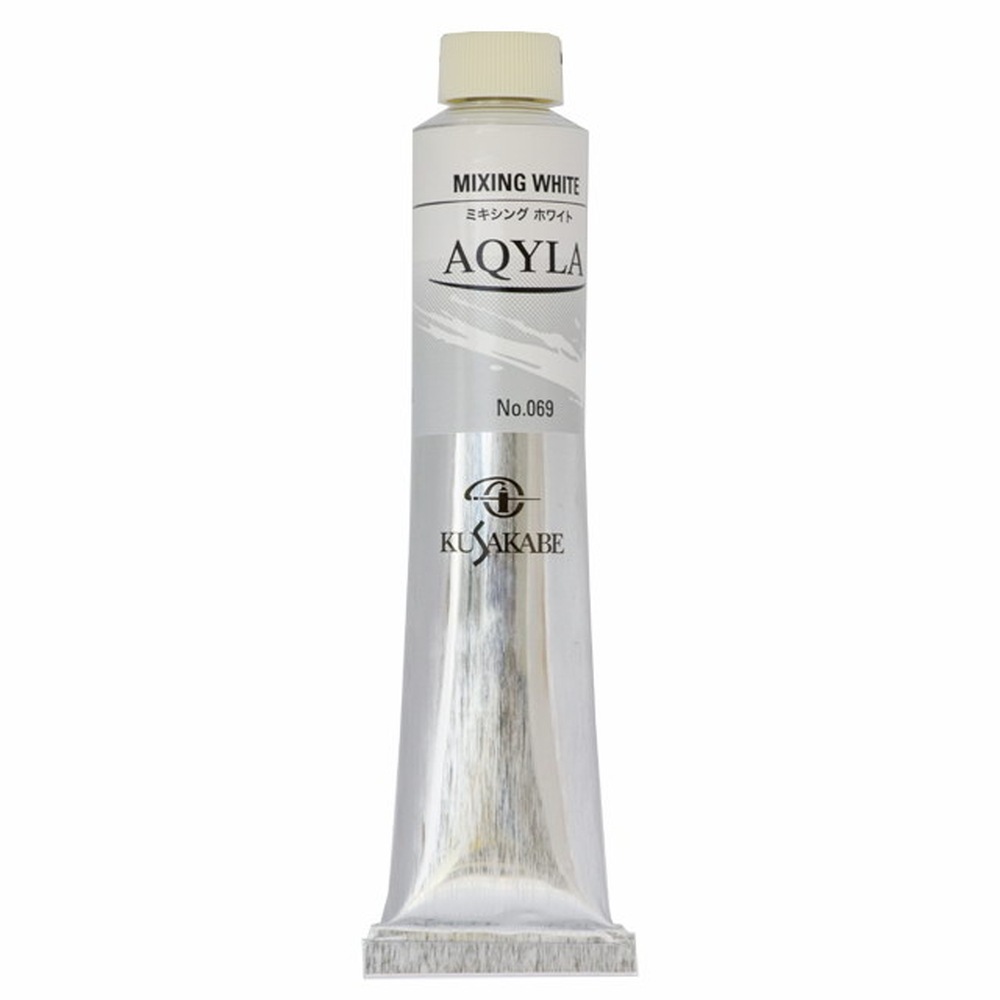 クサカベ アキーラ 100ml 20号 069 ミキシングホワイト 水性アルキド樹脂絵具