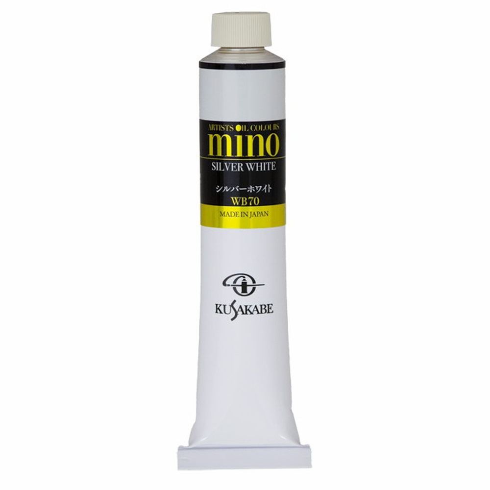樂天商城 - クサカベ ミノー油絵具ホワイト 110ml 20号 70 シルバーホワイト