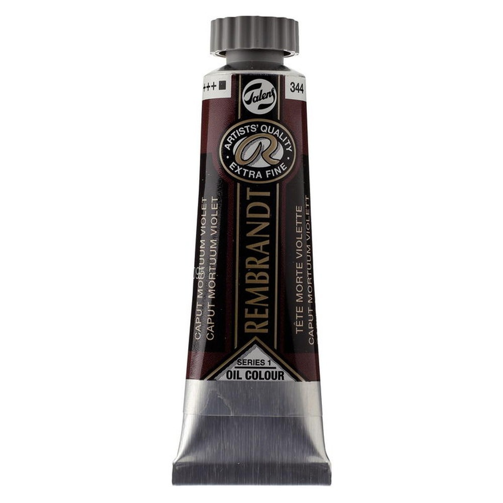 乐天商城 - (3本セット) レンブラント 油絵具 5号 15ml #344 キャパットモーチャムバイオレット