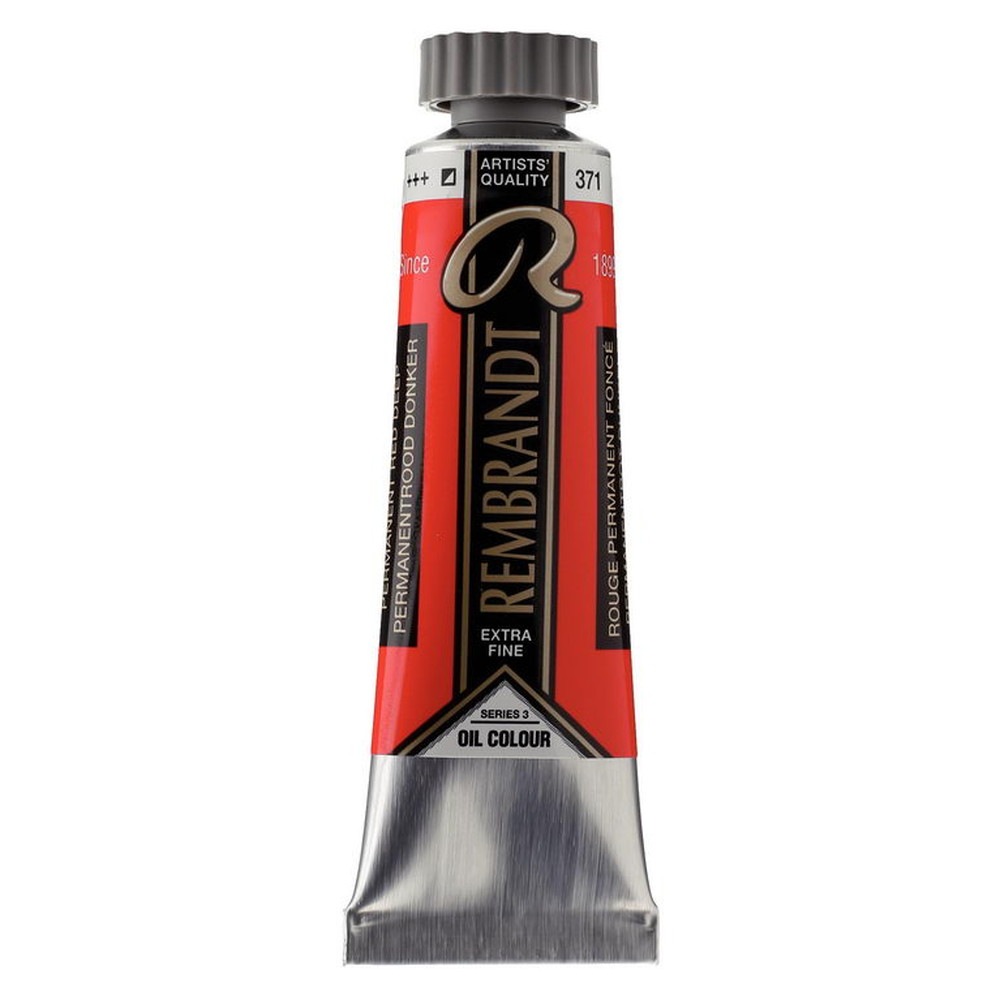 Rakuten - (3本セット) レンブラント 油絵具 5号 15ml #371 パーマネントレッドディープ