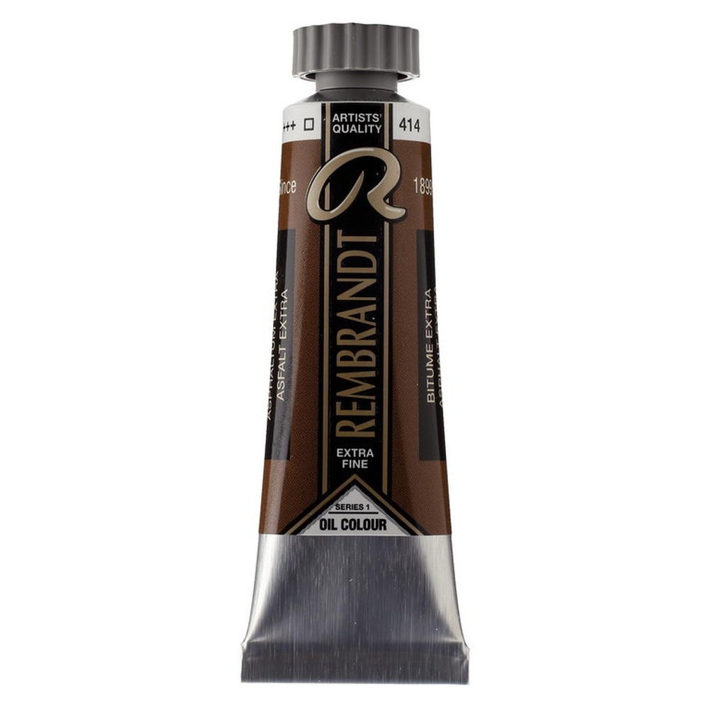 Rakuten - (3本セット) レンブラント 油絵具 5号 15ml #414 アスファルタム