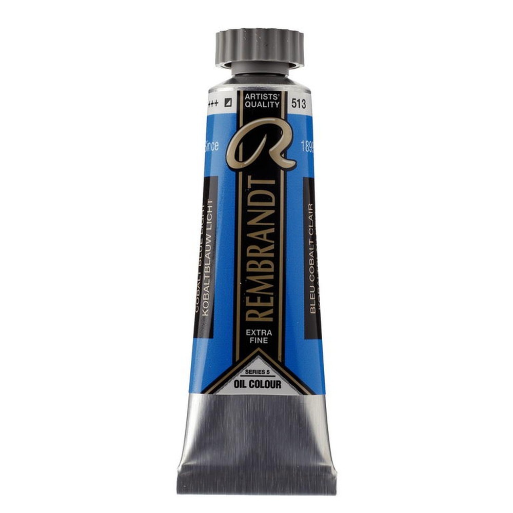 Rakuten - (3本セット) レンブラント 油絵具 5号 15ml #513 コバルトブルーライト