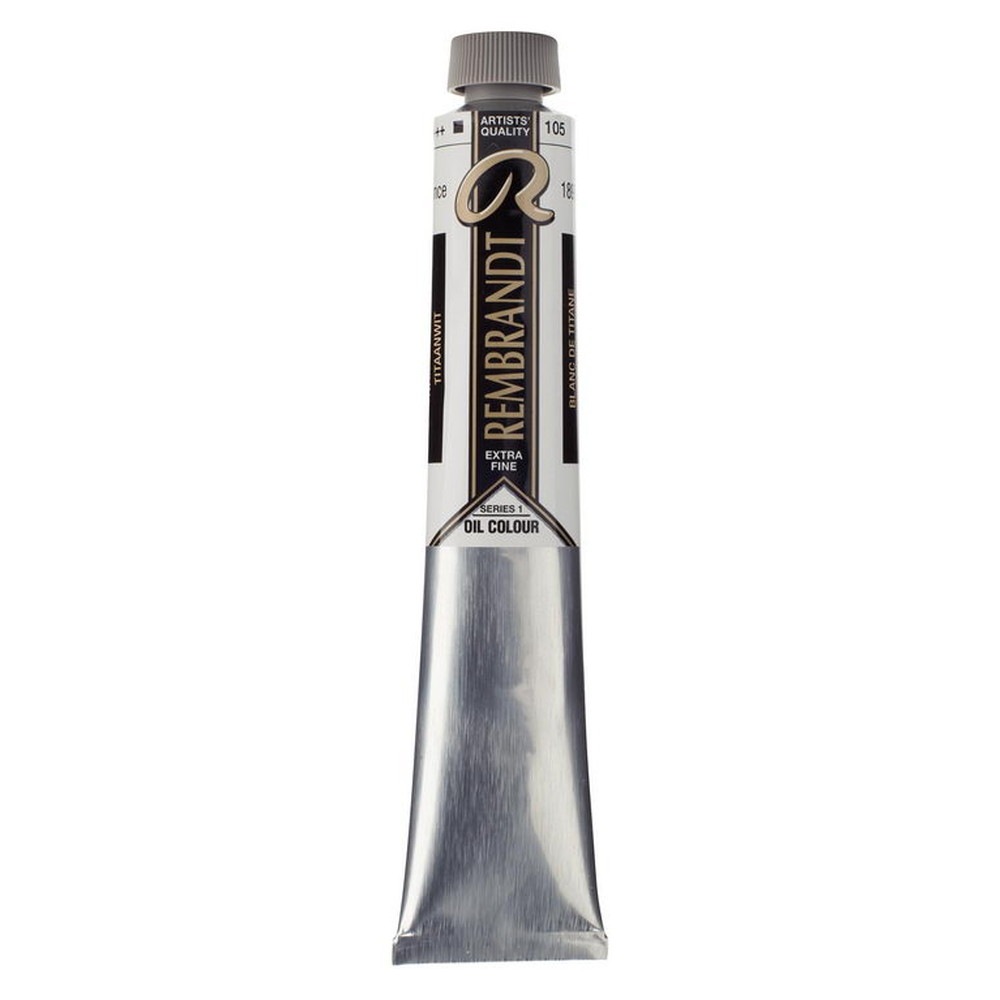 樂天商城 - (3本セット) レンブラント 油絵具 10号 60ml #105 チタニウムホワイト