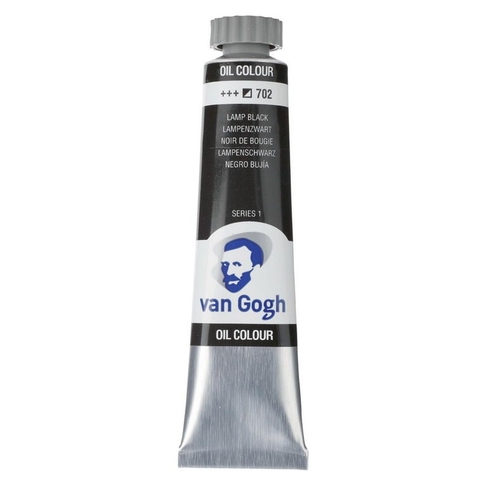 Rakuten - (3本セット) ヴァンゴッホ 油絵具 6号 20ml #702 ランプブラック