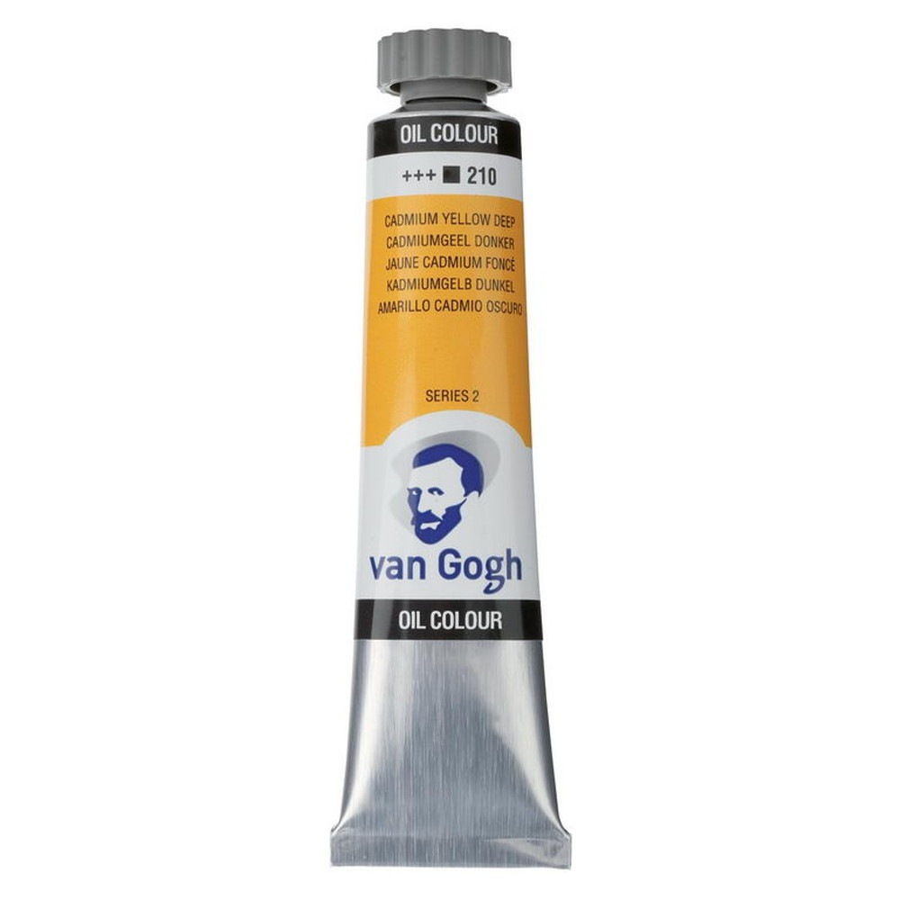 Rakuten - (3本セット) ヴァンゴッホ 油絵具 6号 20ml #210 カドミウムイエローディープ