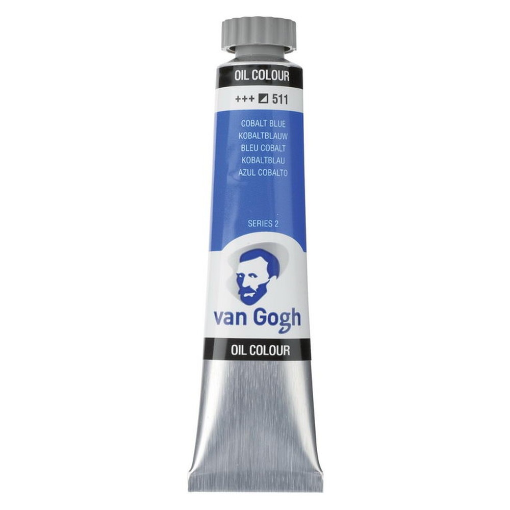 Rakuten - (3本セット) ヴァンゴッホ 油絵具 6号 20ml #511 コバルトブルー