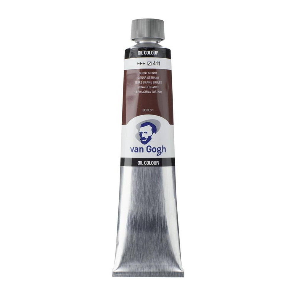 乐天商城 - ヴァンゴッホ 油絵具 200ml #411 バーントシェンナ
