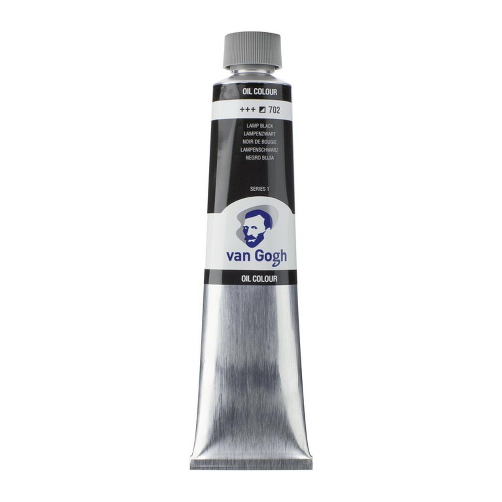Rakuten - ヴァンゴッホ 油絵具 200ml #702 ランプブラック