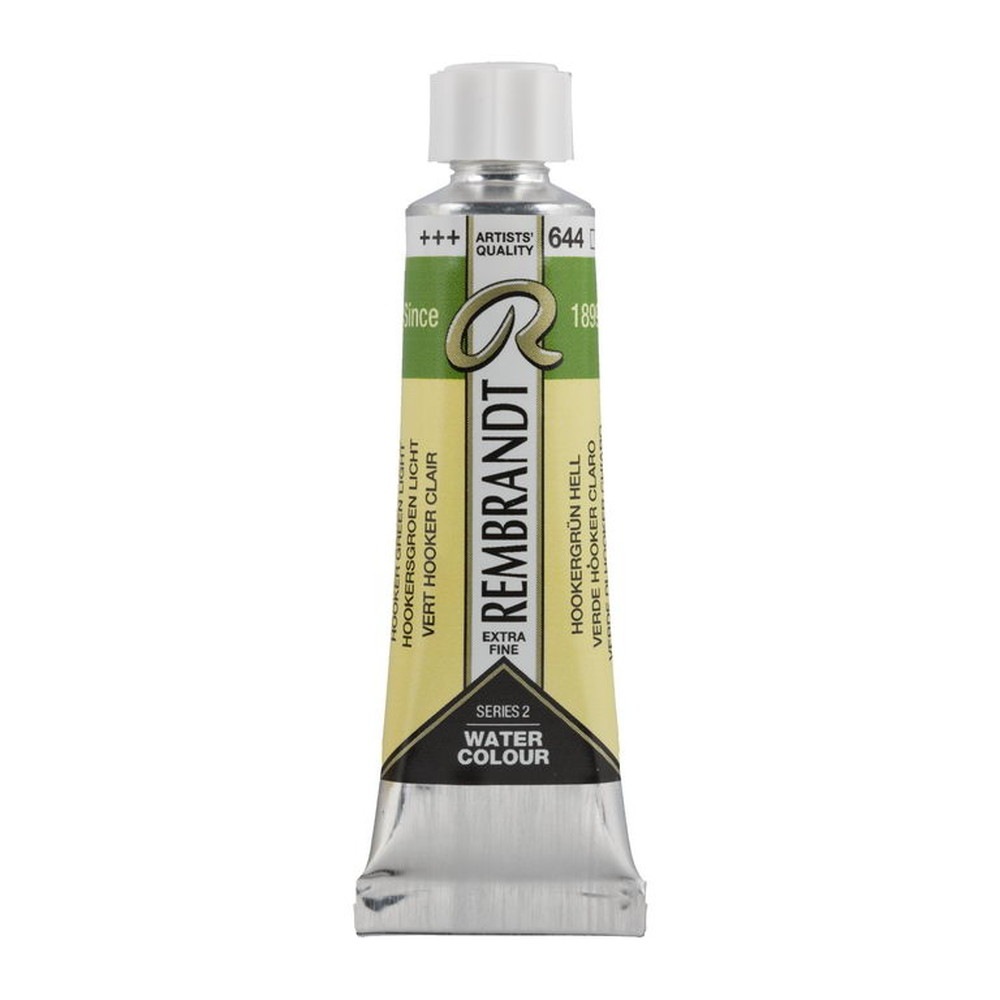 Rakuten - (3本セット) レンブラント 透明水彩絵具 10ml #644 フーカーグリーンライト