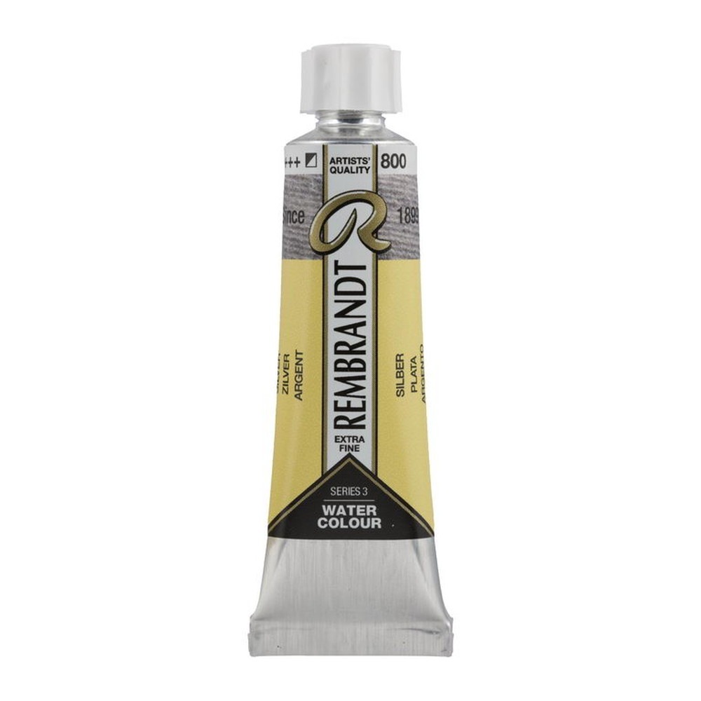 Rakuten - (3本セット) レンブラント 透明水彩絵具 10ml #800 シルバー