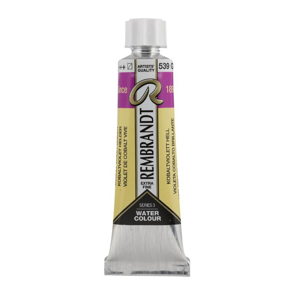 乐天商城 - (3本セット) レンブラント 透明水彩絵具 10ml #539 コバルトバイオレット