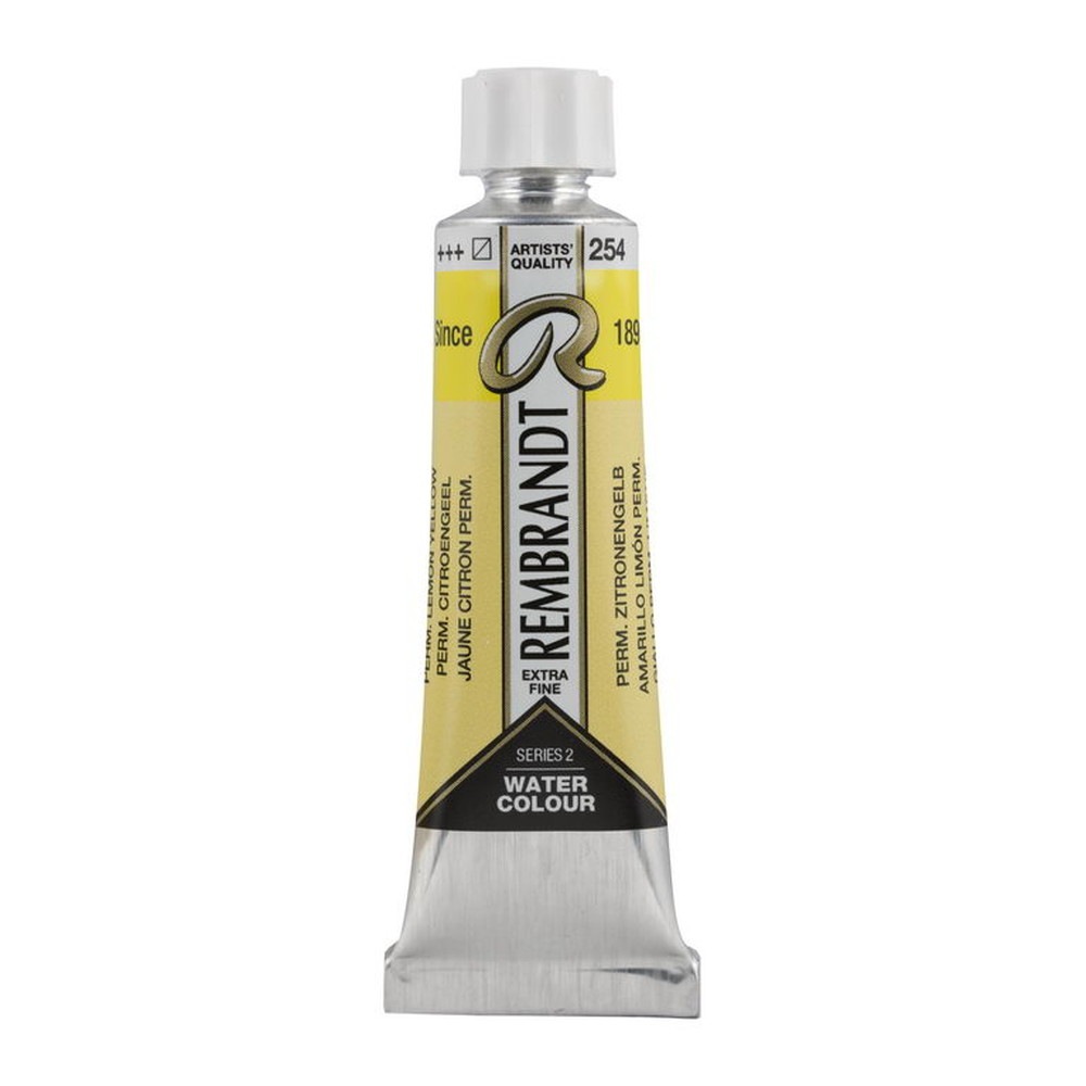 Rakuten - (3本セット) レンブラント 透明水彩絵具 10ml #254 パーマネントレモンイエロー
