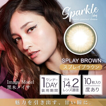 カラコン ジーヴル スパ−クル ワンデー 黒木メイサ 1箱10枚 度あり 度なし DIA 14.2mm 14.5mm BC 8.6mm GIVRE 1day Sparkle 【送料無料】