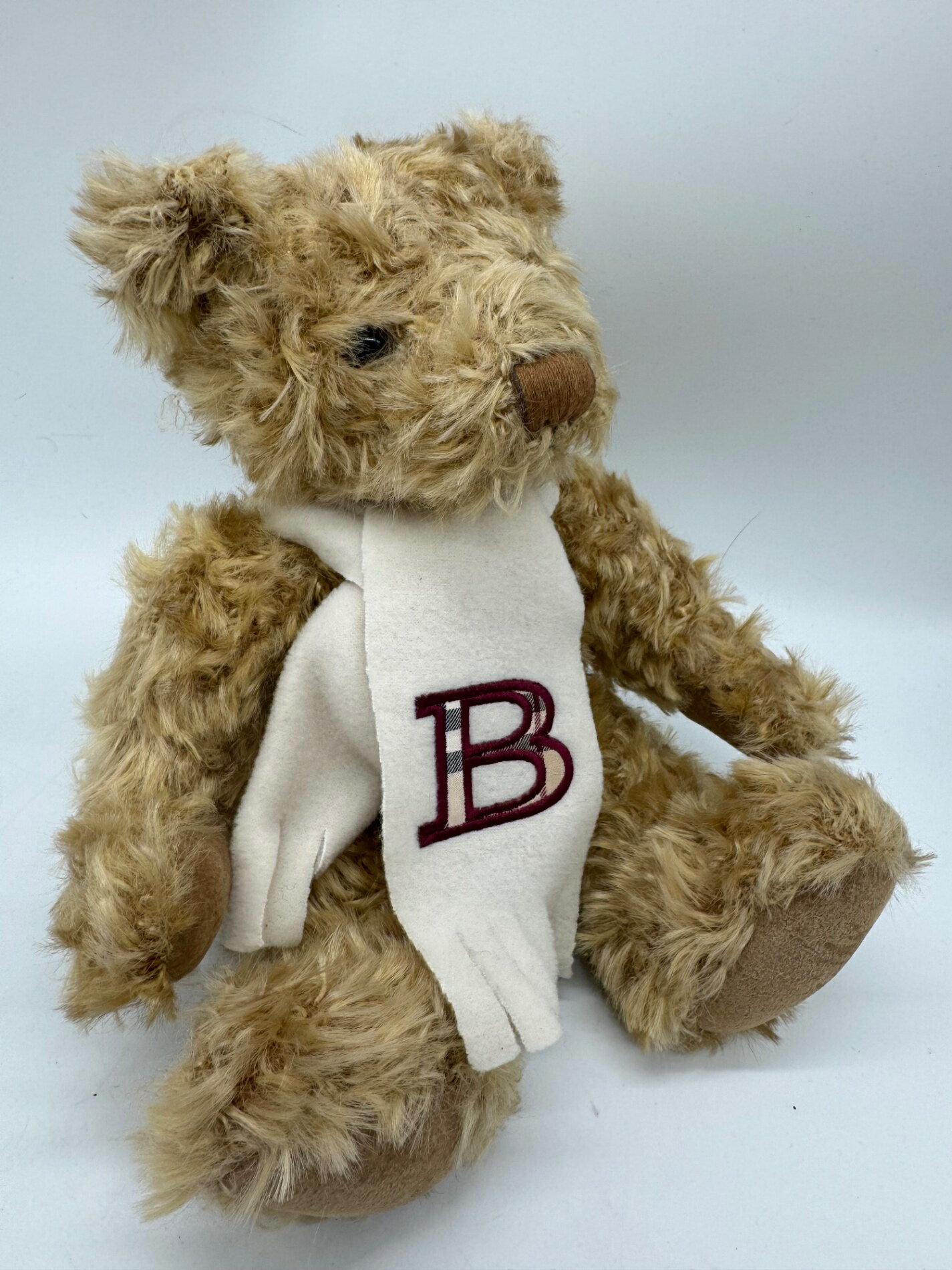 Rakuten - 【超美品】BURBERRY バーバリー くま ぬいぐるみ ベアー P2736 ブラウン系×ホワイト 白