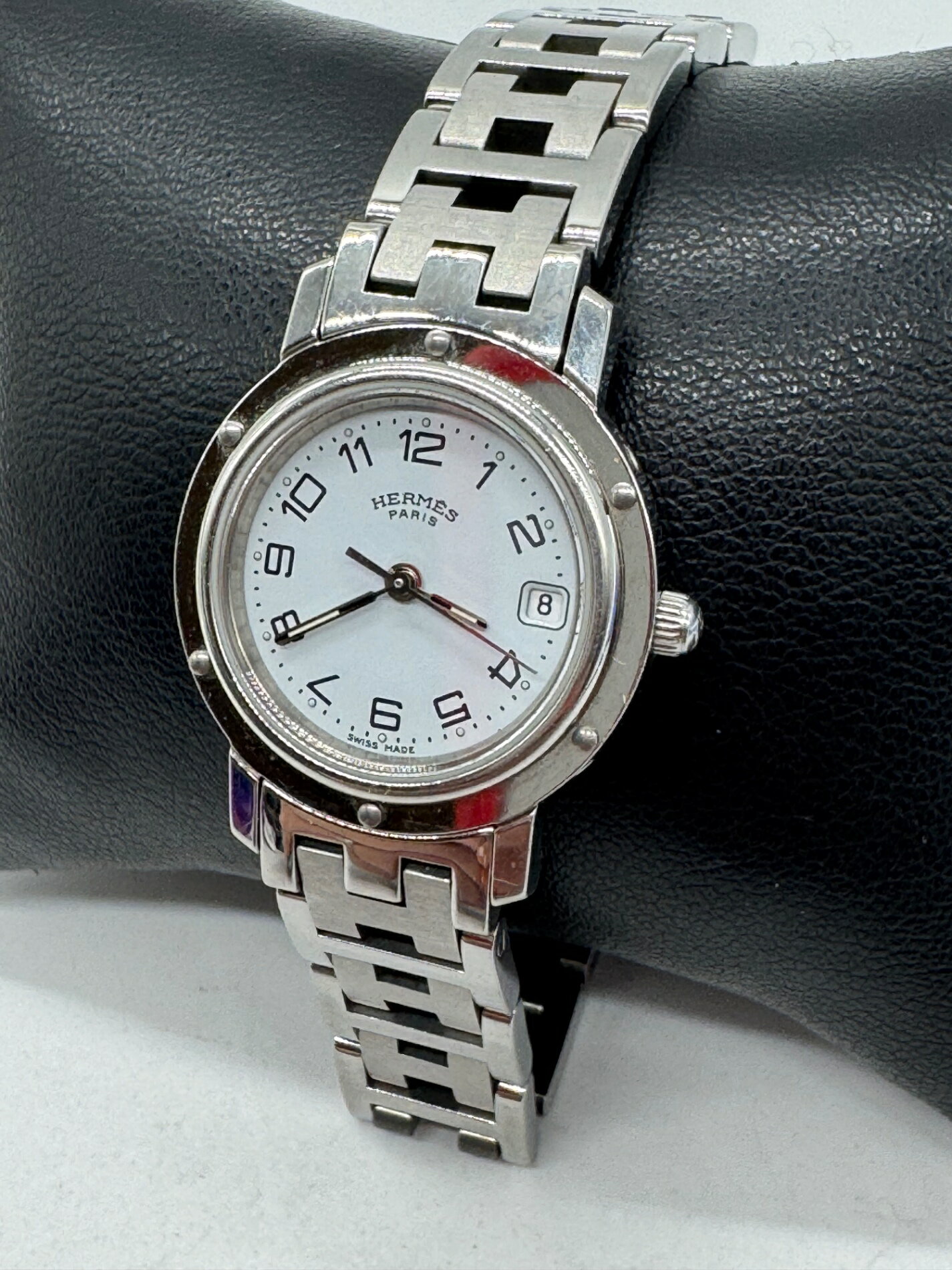 RADO - 【美品】HERMES エルメス CL4.210 クリッパー 時計 レディースウォッチ ファッション小物 フランス製 銀 シルバー ホワイト系 白 Aランク レディース 中古 P2956