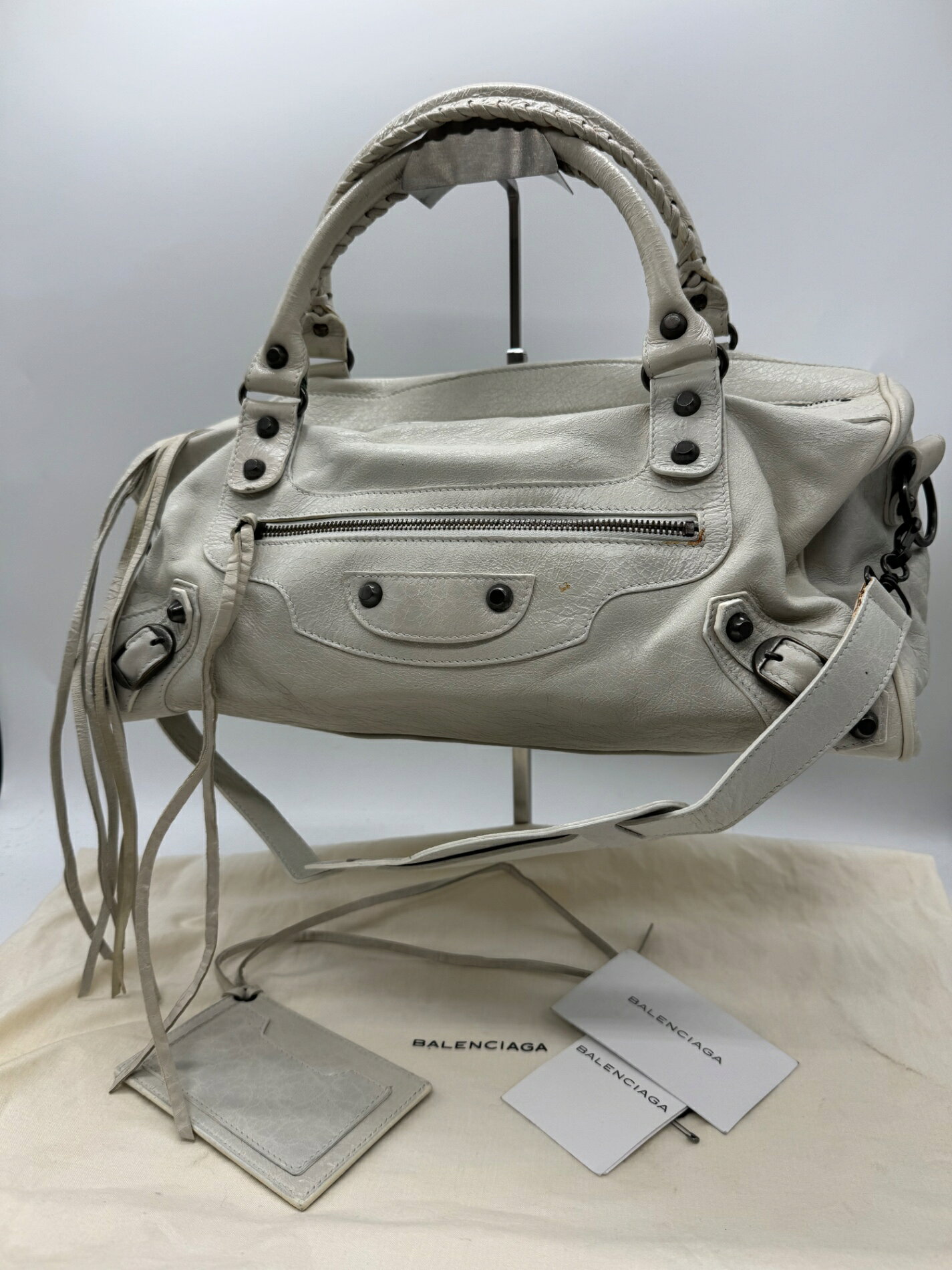 BALENCIAGA バレンシアガ ツィギーバッグ本革 ミラー付 ヴィンテージ 楽天市場】バレンシアガ ツィギー（バッグ・小物・ブランド雑貨）の通販