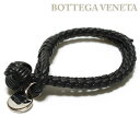 【BOTTEGA VENETA】ボッテガヴェネタ ブレスレット 2連ブレスレット ブラック 113546 V001D 1000 【あす楽対応】