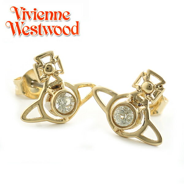 ヴィヴィアンウエストウッド 【Vivienne Westwood】ヴィヴィアンウエストウッド ピアス ノーラ スタッド イヤリング イエローゴールド×イエロー 3475【あす楽対応】【送料無料】