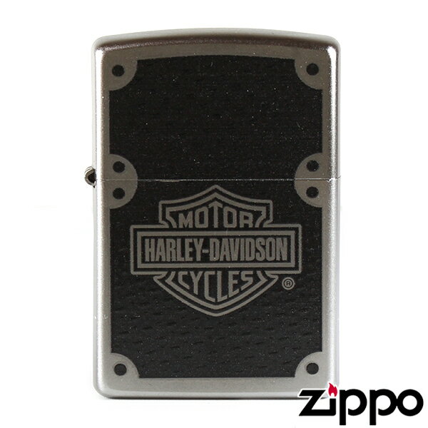 【Zippo】ジッポー ライター HARLEY DAVIDSON ハーレーダビッドソン H-D カーボン調 24025