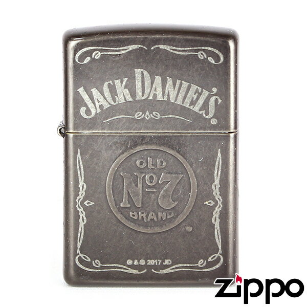 【Zippo】ジッポー ライター ジャックダニエル JACK DANIEL'S Old No.7 ガンメタル 29150