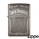 【Zippo】ジッポー ライター ジャックダニエル JACK DANIEL'S Old No.7 ガンメタル 29150