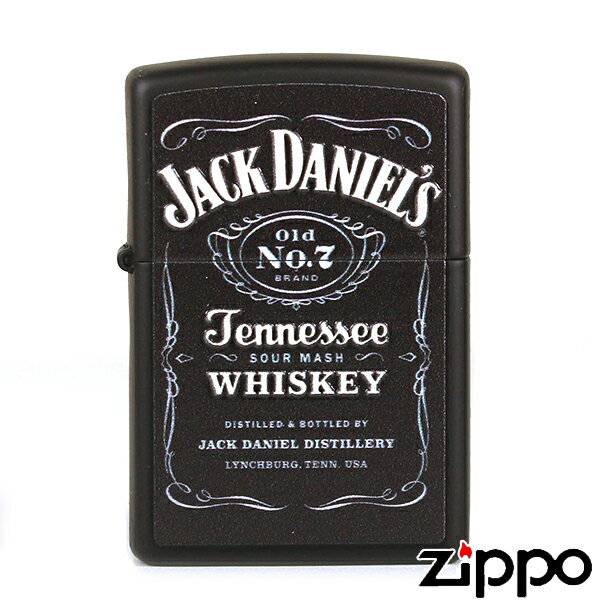 【Zippo】ジッポー ライター ジャックダニエル ブラック JACK DANIEL'S Old No.7 LABEL 49281