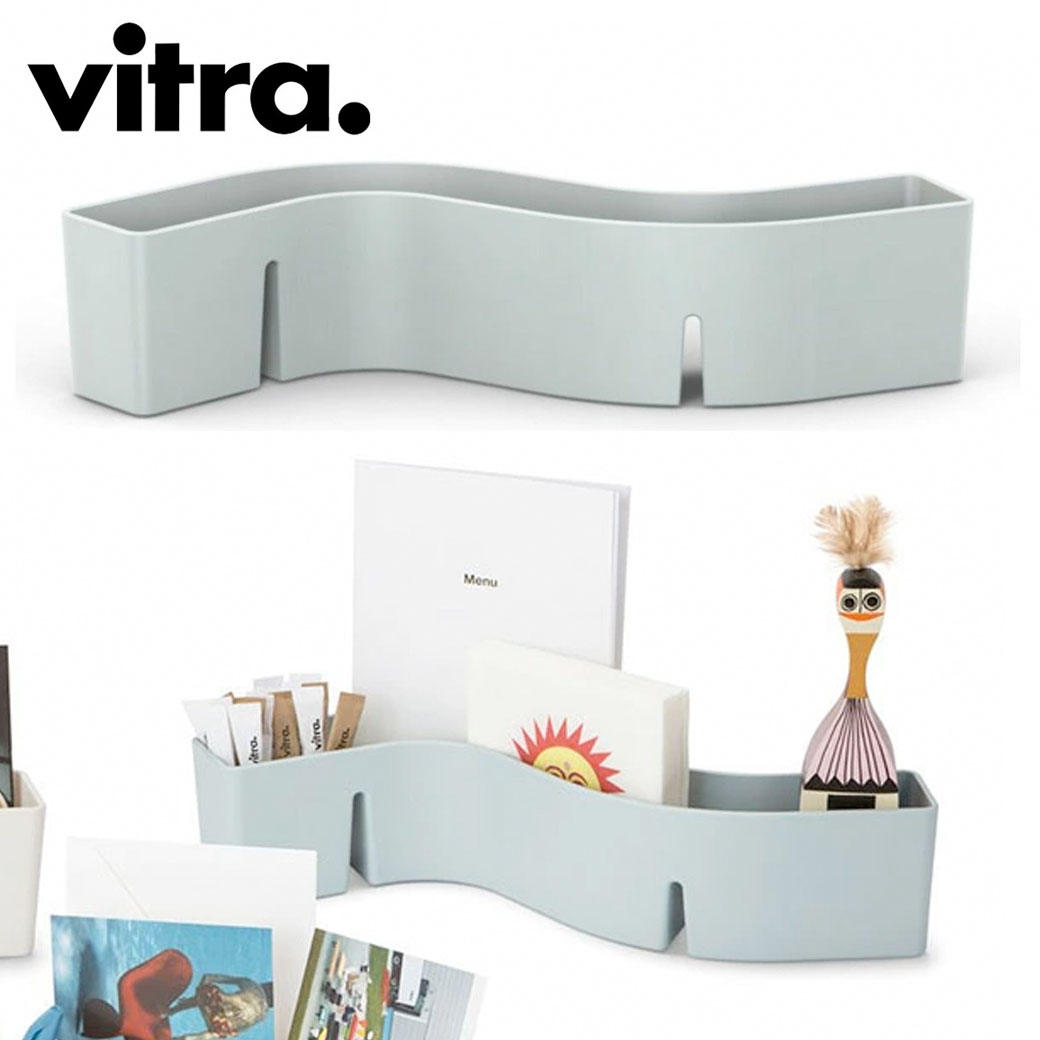 vitra（ヴィトラ）vitra S-Tidy エス タイディ スカイグレー 北欧デザイン雑貨 トレー インテリア スカイグレー プレゼント ギフト 北欧インテリア雑貨 コンフィギュレーター 小物用の収納アイテム W315 H80 D250 ミシェル・シャーロット