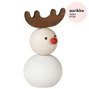 aarikka(アアリッカ)クリスマス 赤鼻 トナカイ おしゃれな北欧インテリア サンタクロース フィンランドの木で作られたインテリア雑貨 サンタの妖精 トントゥ 赤サンタ置物 クリスマスデコレーション プレゼント ギフト