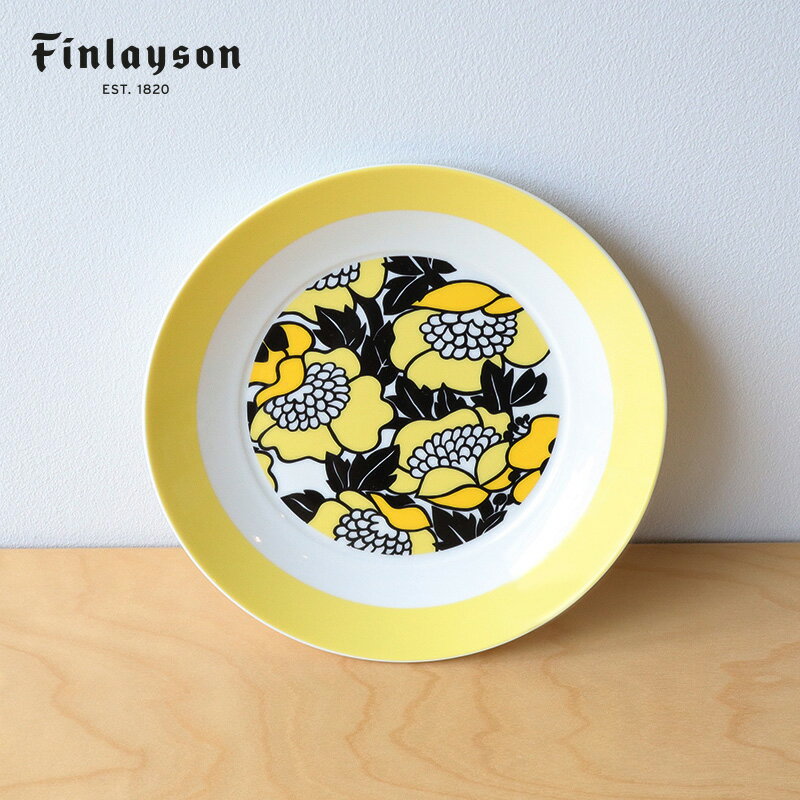 フィンレイソン 雑貨 Finlayson（フィンレイソン）19cm プレート フィンレイソン200周年特別デザイン ANNUKKA アヌッカ 北欧デザイン食器 お皿 おさら 花柄 かわいい おしゃれ プレゼント・ギフトにも人気
