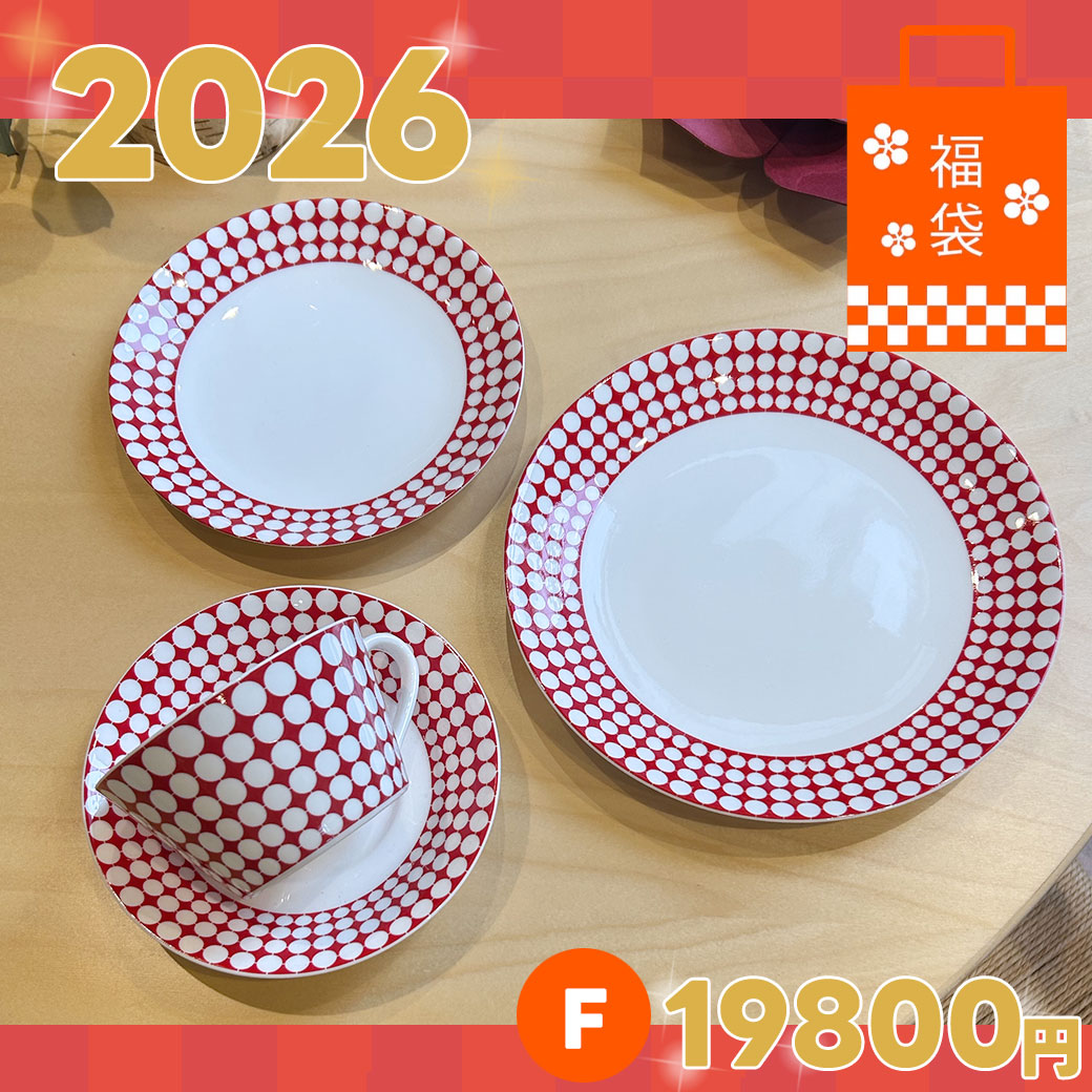 F【2026年福袋】数量限定 198000円セット Gustavsberg グスタフスベリ プレート 18cm 22cm ティーカップ EVA エヴァ お皿 北欧食器 プレゼント スウェーデンの老舗陶器ブランド ヴィンテージブランド 福袋だけのアイテム かなりお得な北欧輸入雑貨の福袋